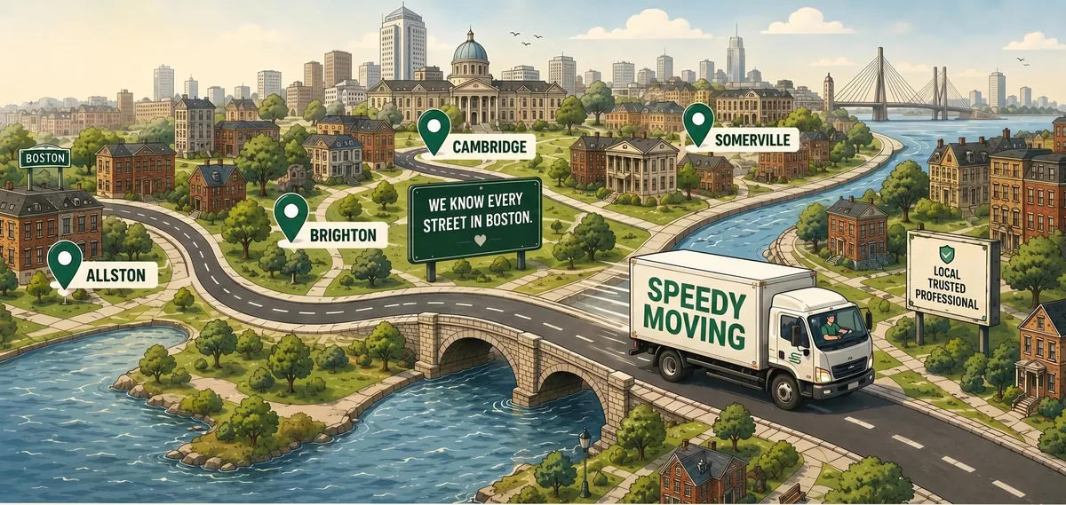 Boston neighborhoods served by Speedy Moving